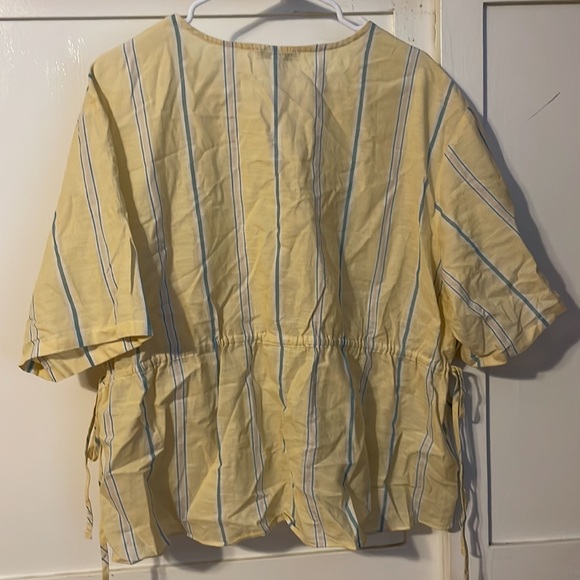 NWT Madewell Linen Blouse - Picture 2 of 3